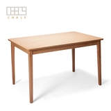 进口小户型实木餐桌现代简约宜家饭桌北欧日式原木长方桌特价包邮