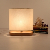 极有家发现 创意LED实木婚庆简约调光书桌卧室床头日式小木台灯