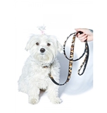 美国代购 RUNNING WILD猫狗宠物牵引绳 家用牵引带 水钻 时尚豹纹