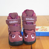 kiddico冬款外贸原单加绒加厚超暖雪地靴低筒短靴女童鞋特价