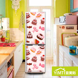 厨房蛋糕房冰箱贴纸 自粘冰箱贴定制创意翻新贴 冰箱贴膜防水贴画