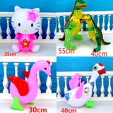 充气玩具批发厂家皮货PVC 热卖地摊玩具儿童玩具凯蒂猫恐龙天鹅