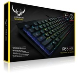 CORSAIR/海盗船 K65RGB  K65 cherry红轴 机械键盘87键 游戏键盘