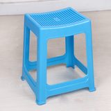 塑料凳子方条纹透气面凳子防滑塑料凳子方凳板凳大号成人凳子
