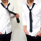 韩版初高中学生校服班服领带学生装制服长袖白衬衫男女款工作装