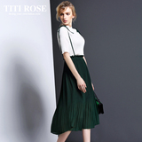 TITI ROSE套装女2016夏装休闲套装显瘦套装裙两件套时尚套装女潮