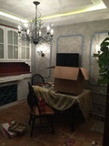 北欧宜家创意复古水晶树枝卧室客厅餐厅美式吊灯