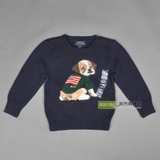 美国代购Polo Ralph Lauren 男 小童款 可爱狗标针织衫 毛衣 特价