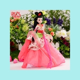 芭比娃娃可儿娃娃中国神话9071海棠仙子古装洋娃娃关节体女孩玩具