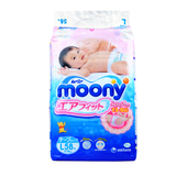 日本原装进口moony尤妮佳纸尿裤L58片增量装大号