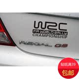 英文车贴 文字贴花 WRC世界拉力赛英文贴纸 汽车侧门贴 汽车尾贴