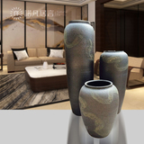 陶瓷落地花瓶干花颜色釉窑变花瓶现代欧式客厅酒店别墅摆件大花瓶