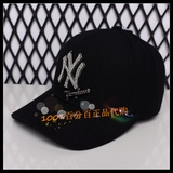 MLB正品代购15洋基队NY施华洛世奇金属镶钻潮牌时尚棒球帽子10400