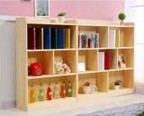 特价松木书柜储物柜展示柜儿童书架组合柜多功能自由组合柜可定做