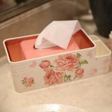 希尔高档厕所纸巾盒 欧式创意车用长方形多用组合式纸巾盒抽纸盒