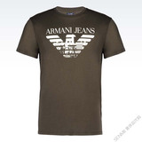 Armani Jeans男装代购正品AJ阿玛尼2016新款字母logo印花短袖T恤