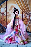 古装新款中国芭比娃娃粉色仙女洛神摆件生日情人节礼物节日礼品