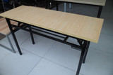 成都折叠培训桌小型长条桌会议桌 条形桌折叠阅览桌洽谈长桌子