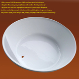 特价正品亚克力浴缸浴盆圆形浴缸1.3米1.5米嵌入式独立浴缸工程缸