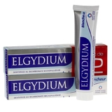 现货！法国Elgydium 美白牙膏75ml 去烟渍去黄去口臭牙渍 亮白
