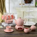 茶壶茶杯英式下午茶具组合 欧式咖啡杯具套装瓷送礼 高档陶骨咖啡