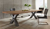北欧复古餐桌实木铁艺餐桌长桌loft办公桌书桌会议桌咖啡休闲桌
