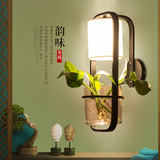 中式壁灯现代简约卧室床头壁灯创意客厅壁灯美式复古阳台过道壁灯