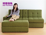 韩式美式日式小户型客厅多功能带强大储物空间北欧布艺组合沙发床