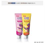 韩国 B＆B 保宁儿童牙膏橙子味 草莓味 80g 专业设计防蛀可吞咽