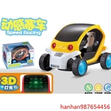 新款热销电动万向音乐3D灯光动感赛车儿童模型玩具批发地摊货产品