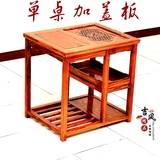 仿古中式茶道桌功夫茶几茶艺阳台桌子实木小茶桌椅组合移动泡茶车