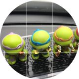 2016新款摆件 Q版忍者神龟公仔手办模型玩具 汽车载摆件车饰品