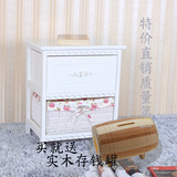 床头柜田园韩式包邮整体现代简约白色欧式实木收纳柜斗柜卧室橱柜