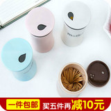 创意塑料牙签筒 欧式客厅高档牙签盒 日本便携自动广告牙签罐定制