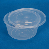 750ml一次性圆形塑料打包碗餐盒外卖盒保鲜盒300套