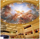 3D欧式人物油画大型壁画壁纸墙纸吊顶天顶天花客厅酒店酒吧KTV