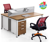 新款办公家具屏风隔断办公桌职员桌椅员工作位时尚简约办公桌2人