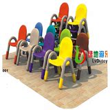 游乐设备幼儿园早教亲子园儿童幼儿豪华型塑料靠背椅子幼儿桌椅