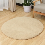 新品羊羔绒圆形地毯健身瑜伽地垫吊篮电脑椅垫 卧室客厅床边地毯