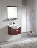TOTO浴室柜组合现代镜柜小户型吊柜卫浴柜洗手池洗脸盆LBQW601B