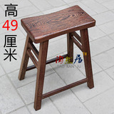 红木长方凳*非洲鸡翅木小长方凳*鸡翅木凳子板凳 包邮（高49cm）