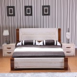 实木床地中海白色开放漆床水曲柳榆木床卧室家具特价简约双人床