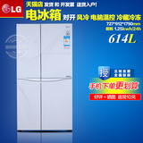 LG GR-C2378NUY 614升 变频对开门冰箱 节能无霜大容量冰箱