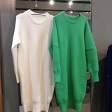 [转卖]即将现货江南布衣专柜代购2015秋冬新纯色中长款毛衣