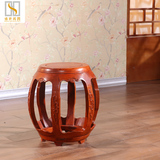 花梨木茶桌茶桌椅组合实木中式仿古雕花鼓凳与花架特价红木家具