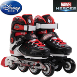 正品Disney/迪士尼轮滑鞋蜘蛛侠旱冰鞋溜冰鞋滑冰鞋VCB41199-S