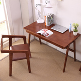 现代北欧实木书桌带抽屉写字台日式办公桌简约台式家用电脑桌特价
