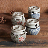陶瓷仿古日式调味罐和风式创意盐罐调味瓶糖罐辣椒罐储物罐
