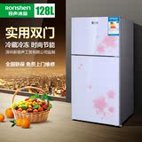 热卖深圳容声电器家用小电冰箱双门小型142L128L一级节能静音超薄