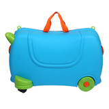 超大号小羊肖恩儿童可坐可骑万向轮骑行行李箱旅行箱储物箱玩具